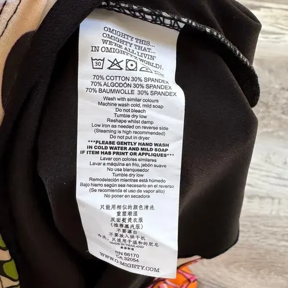 OMIGHTY Mini Dress Pink Green Psychedelic Polo Y2K Indie Sleaze Small - Picture 6 of 9